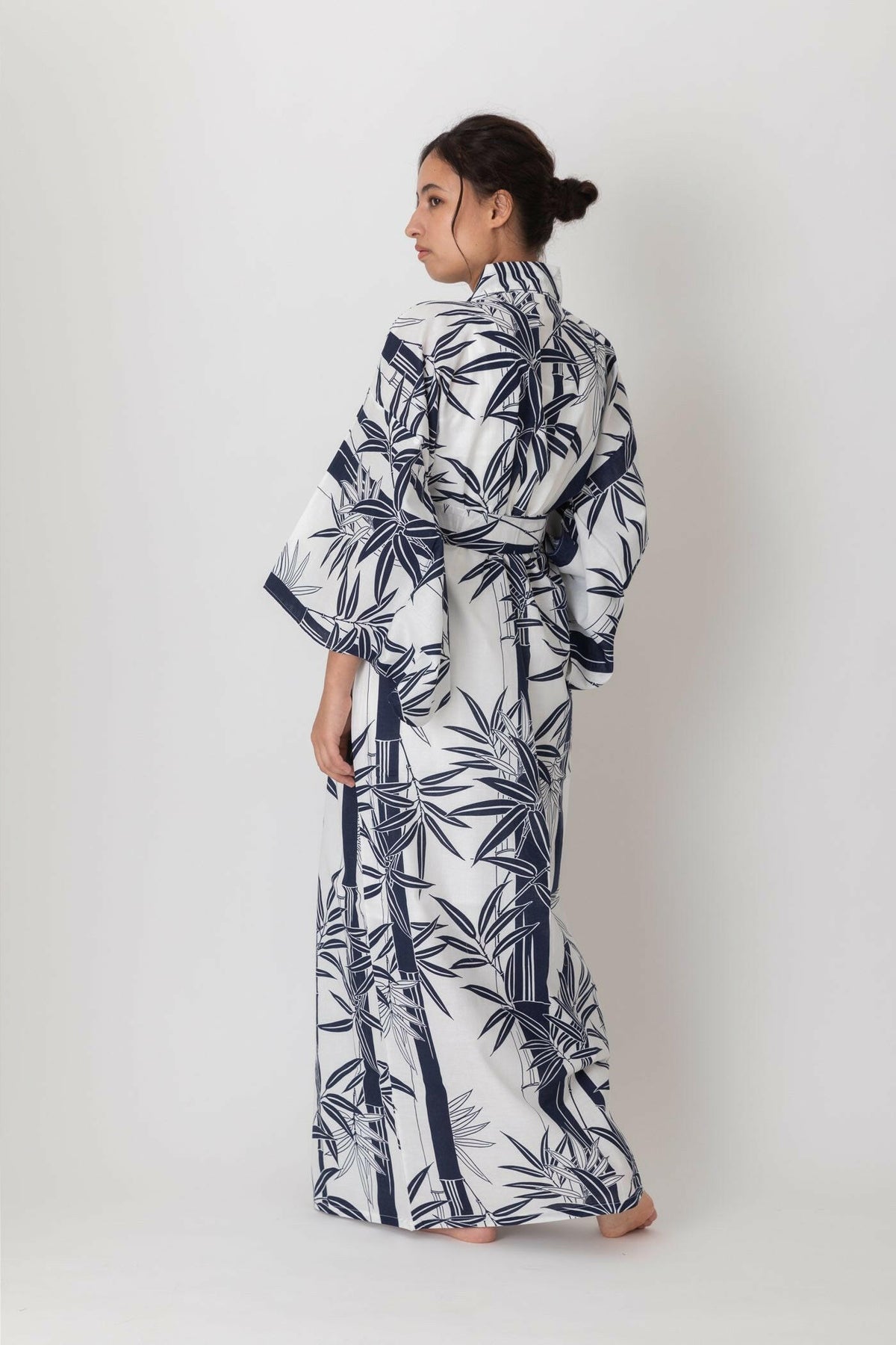 Women Bamboo Cotton Yukata Kimono.