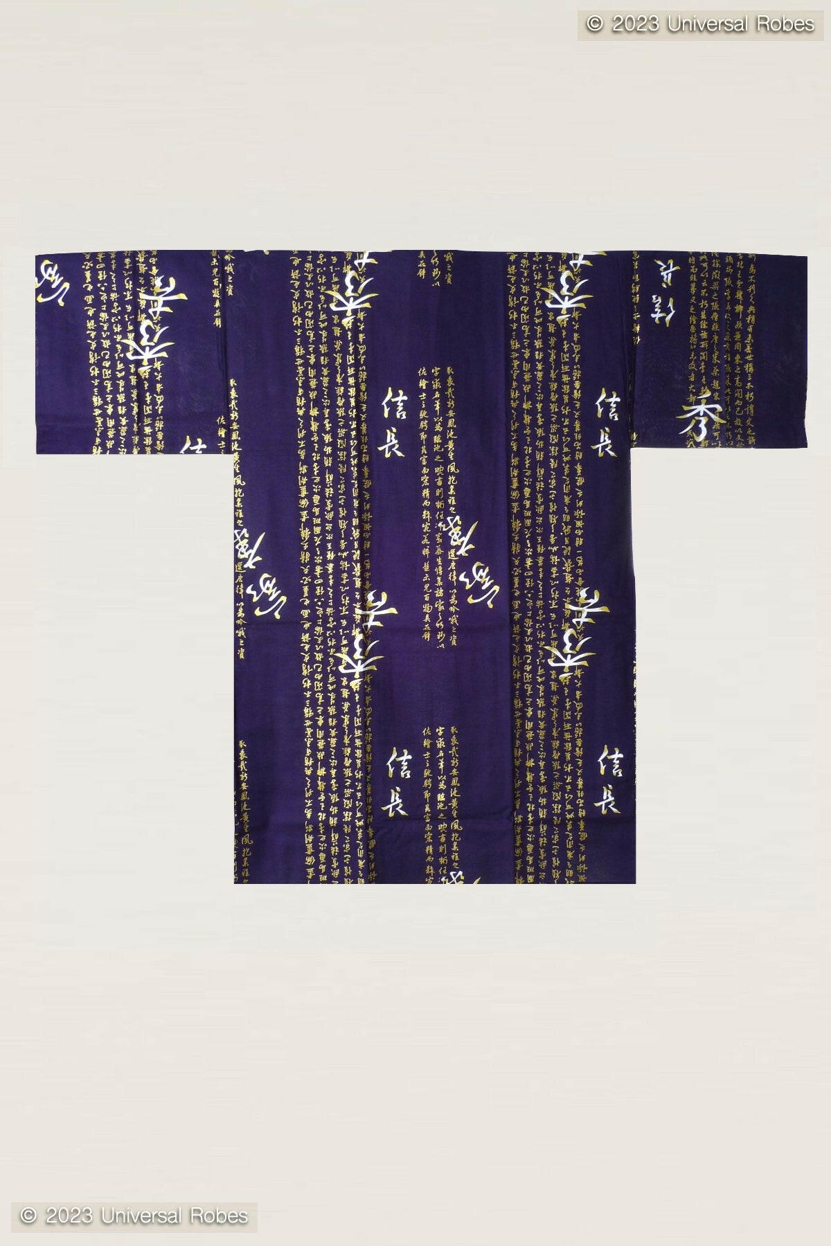 Men Hideyoshi Cotton Short Yukata Kimono.