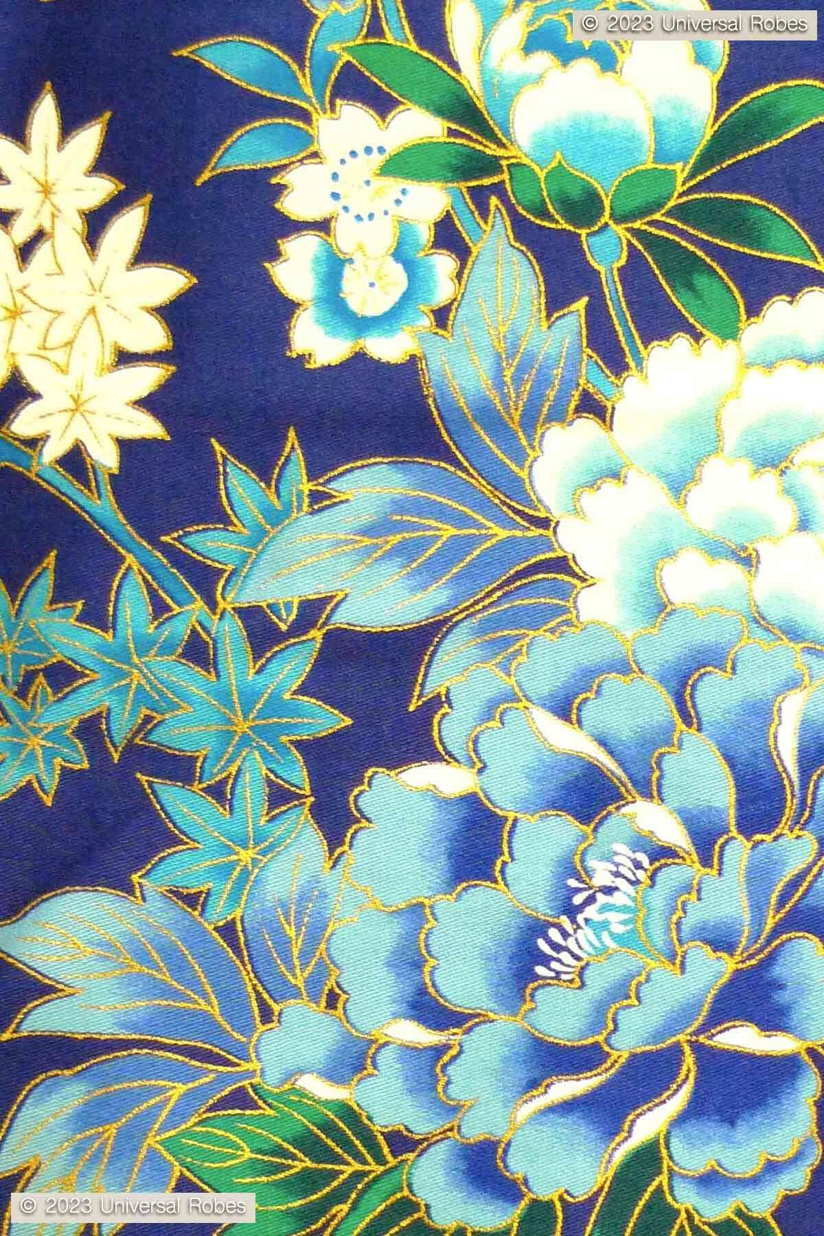 Navy Yukata Kimono Women
