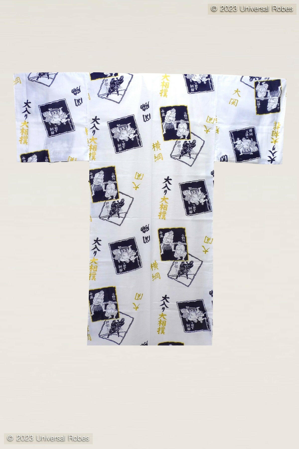 Men SUMO Wrestler Cotton Yukata Kimono.