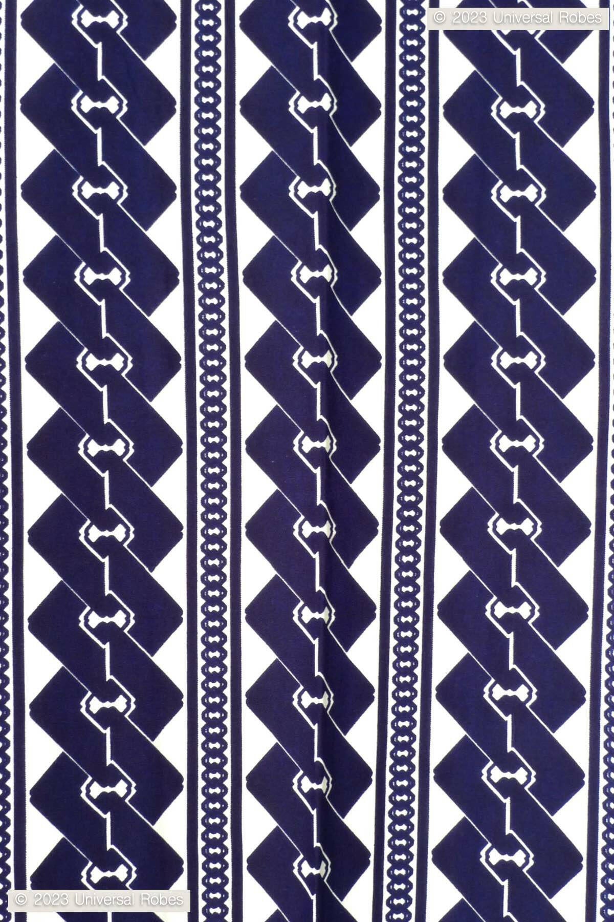 Men Chain Pattern Cotton Short Yukata Kimono Product Zoom View