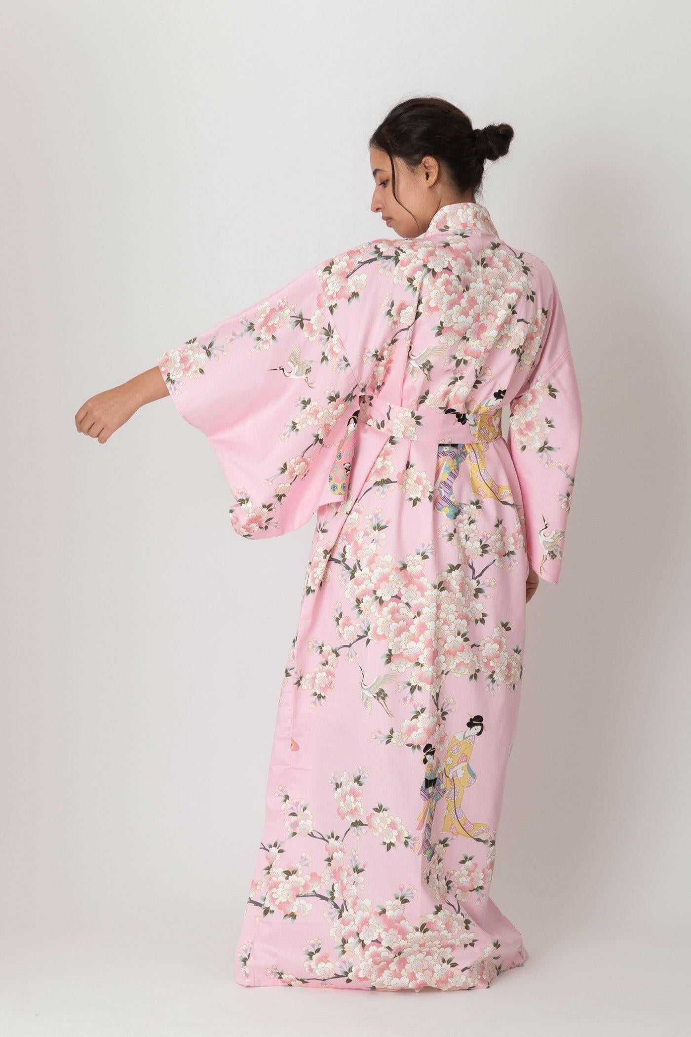 Cherry Blossom Pink Kimono - Japanese Kimono Style