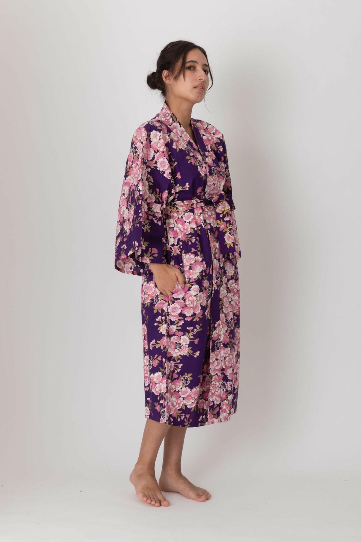 Women's Short Length Yukata Kimono
