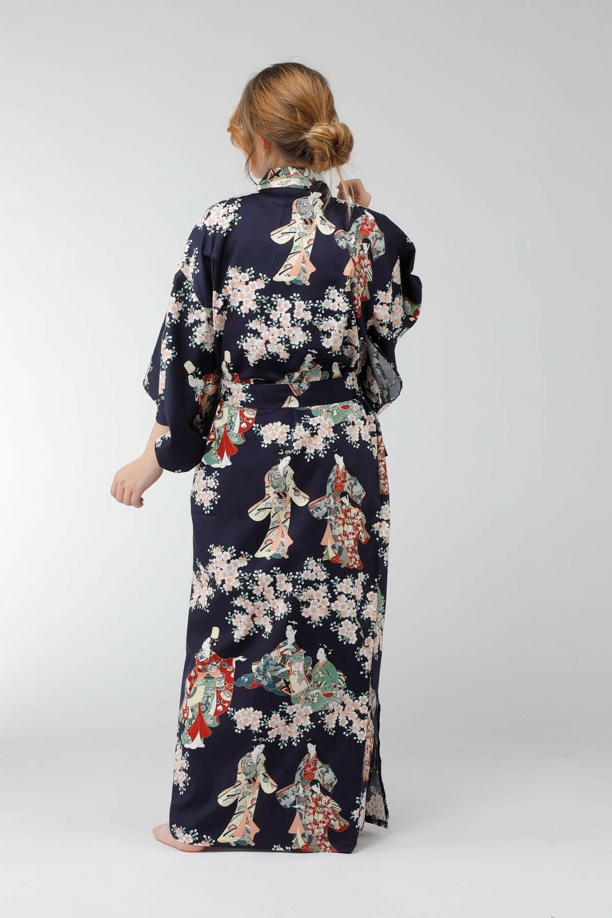 Women's Long Length Yukata Kimono