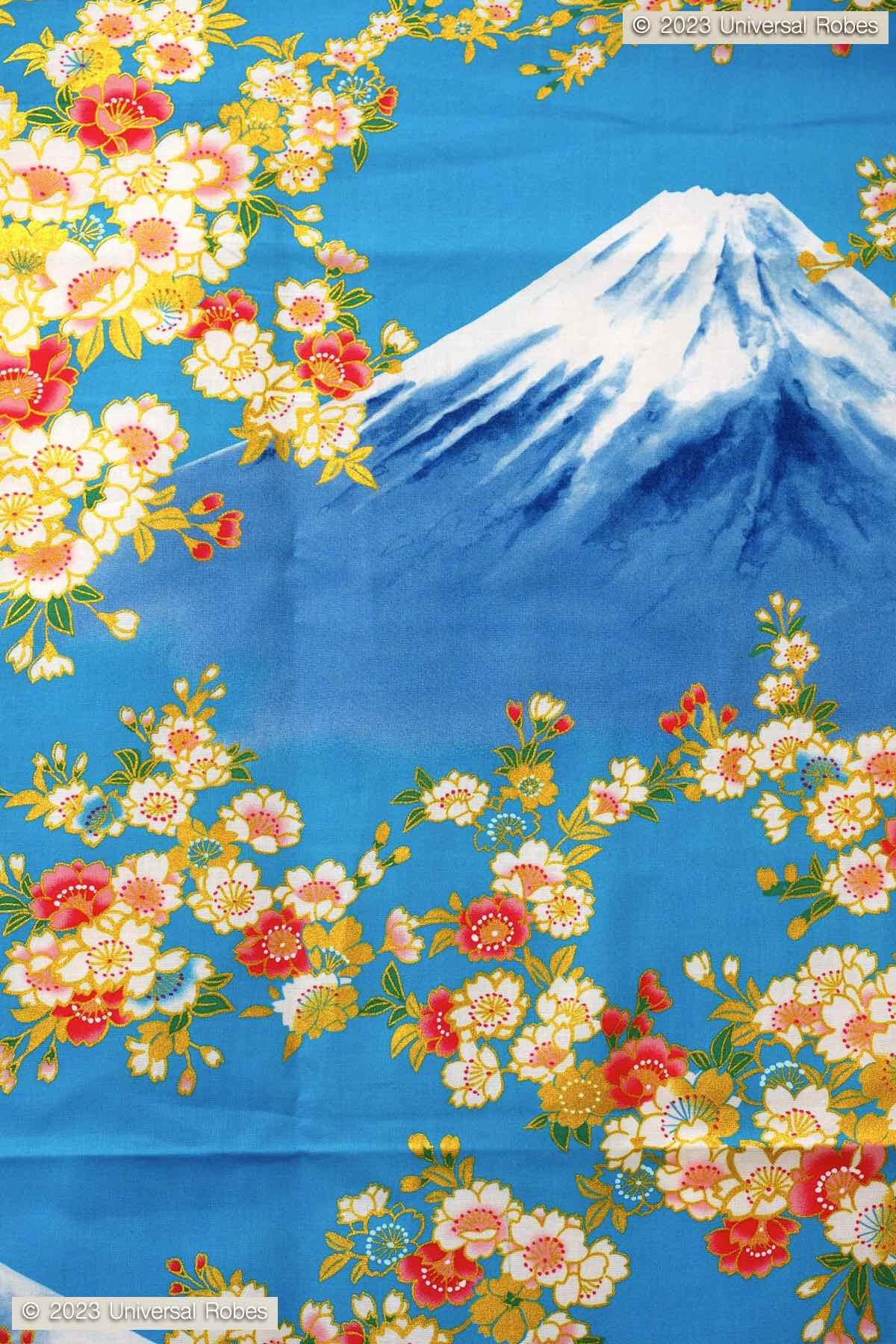 Blue Yukata Kimono Women