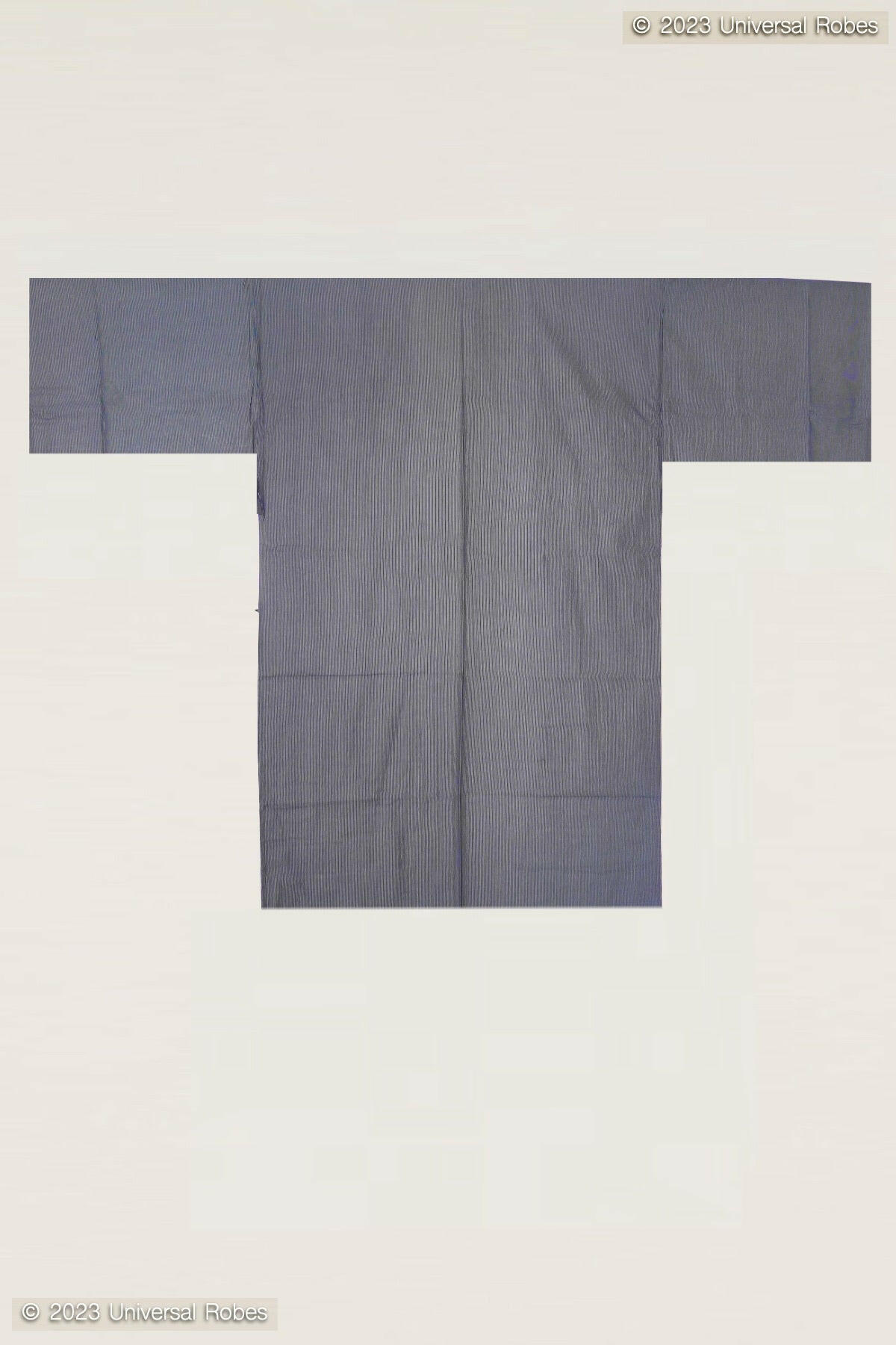 Men Stripe Cotton Short Yukata Kimono Product Whole View